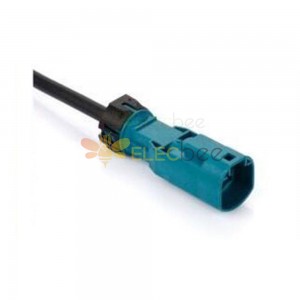 HSD Cable 4Pin Z Code Straight Male 4P Waterproof Functional Vehicle Signal Single End Extension 0.5m