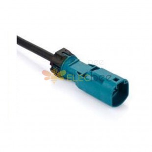 HSD Cable 4Pin Z Code Straight Male 4P Waterproof Functional Vehicle Signal Single End Extension 0.5m