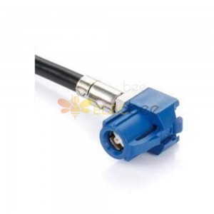 HSD Cable 4Pin C Code Right Angle Female GPS Signal Single End Vehicle Extension 0.5m