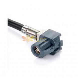HSD Cable 4Pin G Code Right Angle Female Gray Connector SDARS Satellite Single End Vehicle Extension 0.5m