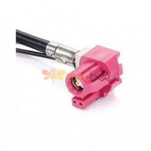HSD Cable 4+2Pin H Code Right Angle Female GPS Telematics and Navigation Single End Extension 0.5m