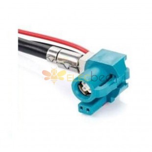 HSD Cable 4+2Pin Z Code Right Angle Female Functional Vehicle Signal Single End Vehicle Extension 0.5m