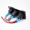 多機能自動車充電器デュアルUSBコンビネーションパネルシガレットライター
