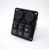 Switch Panel USB Car Charger Dual 3-position Car Multifunctional Combination Panel Panel Mount