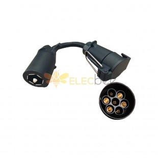 13 Pin 12V Plug 13 Hole Injection Plug European Style Trailer Signal Light Display