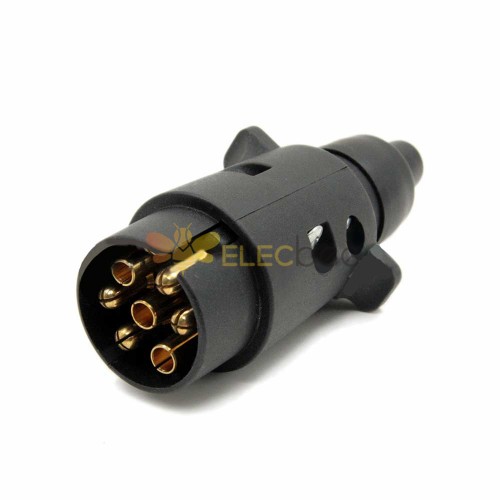 7 Pin 12V Cable Plug Truck Connector European Style Trailer