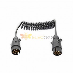 7 Pin 12V Plug with Cable Trailer Connector Truck Cable Reel RV Connector