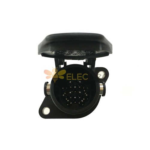 ABS EBS 13 Core 24V Plug Socket Connector for Truck Cable Trailer Connector