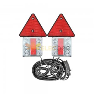 Trailer Taillight Accessories LED Taillight with Magnetic Tripod for Towing Trucks