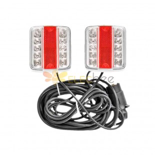 Trailer Taillight Accessories Right Lamp with License Plate Light for Towing Trucks