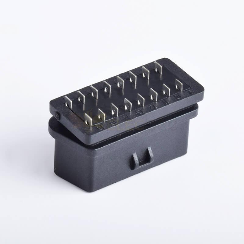 Automobile OBD2 connettore femmina sovrastampato OBD Plug interfaccia diagnostica 16 pin