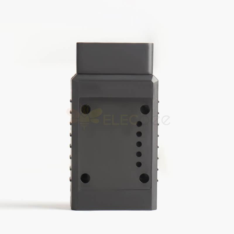 Conector de concha masculino OBD2 automotivo para ferramenta de diagnóstico de 16 pinos Elm327 Bluetooth e GPS