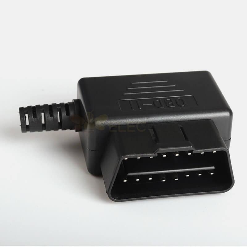 Автомобильный OBD2 16-контактный штекерный замок с защелкой в ​​сборе Shell OBD Plug + Shell + Sr без винтовой диагностической пробки