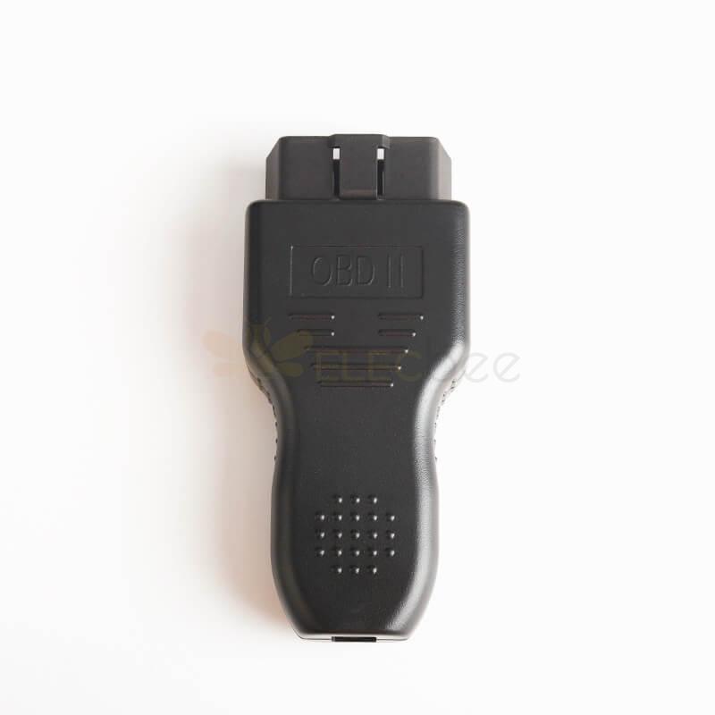 Automóvil OBD2 Male Handle Shell OBD 16 Pin Plug Shell J1962M Diagnóstico