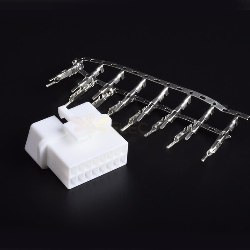Assembled OBD Male Connector OBD2 Diagnostic Crimp 16 Pin Terminal