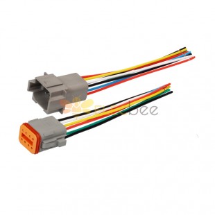 1 set connettore impermeabile automatico a 8 pin connettore maschio e femmina elettrico sigillato automobilistico 14 cm