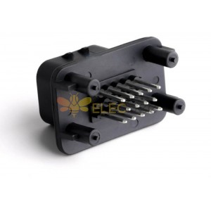 14Pin male Black Code With Seal Straight Pcb Header