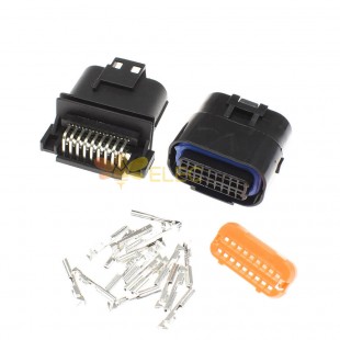 18 Pin/Way Ecu Standard Pinheader male plug female socket Housing Automotive Connector
