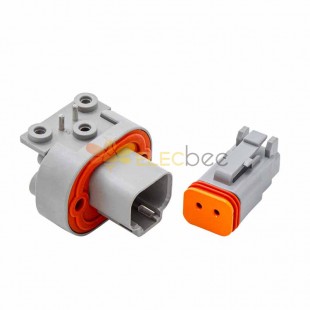 2 Pin Gray Right Angle Waterproof Female Male Elecbee DT13-2P Automotive Sealed Connector for Electric Motorcycles
