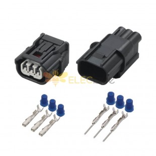 3 Pins Male Female Waterproof Plug Connector 6188-4775 6189-7037 For Honda Ignition Coil Small Lamp Plug