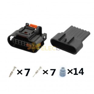 7 Pin Auto Wiring Waterproof Male And Female Automotive Ignition Coil Plug Connector