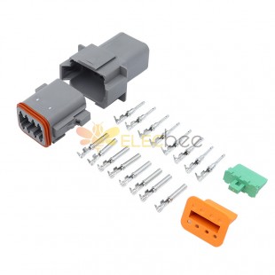 8 Pin Waterproof Automotive Connector Male Plug and Jack Female Set DT series