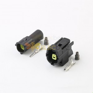 1 Way 1.8 Series Waterproof Male Plug Female socket Wire Connector Car Auto Sealed Electrical Set Car Truck Connectors