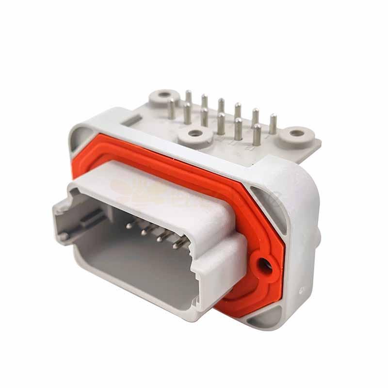 Automotive Sealed Connector 12 Pin Right Angle Waterproof Female Male Elecbee DT13-12P Plug for Electric Vehicles