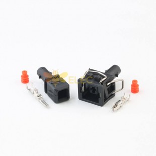 Auto Plug Male And Female Socket 1 Pin 6.3Mm Automotive Connecotr For Vw 357972761 / 357 972 761 357972751 / 357 972 751-1