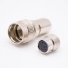 10Pin Aviation Circular Connector HR10A-10P Series Connector 10mm Matal Shell Female Push-Pull Connector for Cable