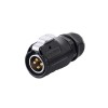 4 Pin Electrical Connectors Male Plug and Flange Receptacle with Protection Cap