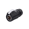 5 Pin Connectors Waterproof Male Plug and Receptacle One Pair Foue-hole Flange Socket