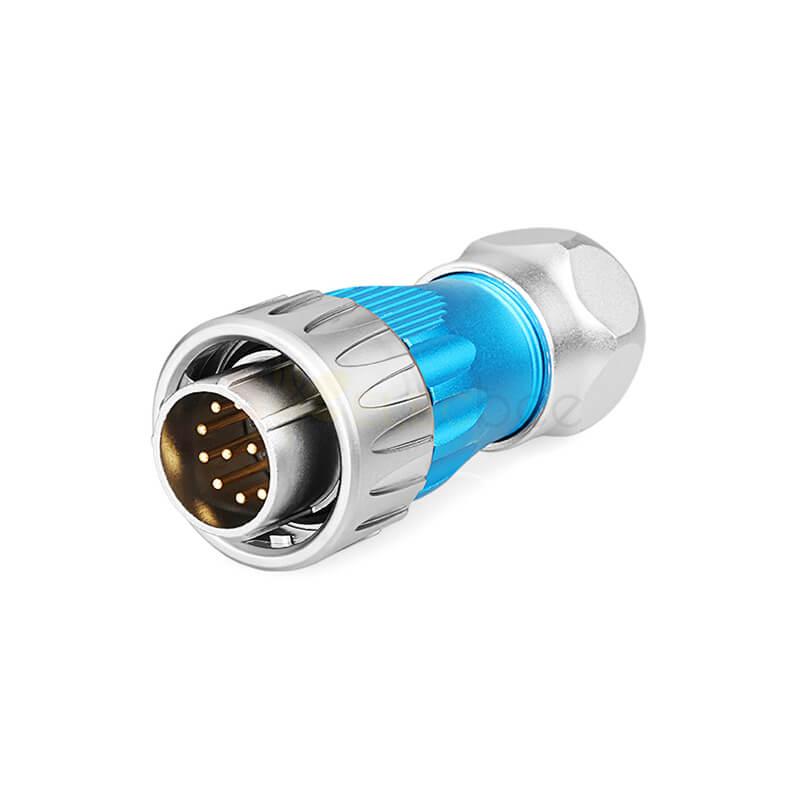 DH24 12 Pin 400V 10A Female Socket Male Plug Metal Shell Aviation Connector Power Cable Electrical Plug Socket Waterproof For Led Charge Port