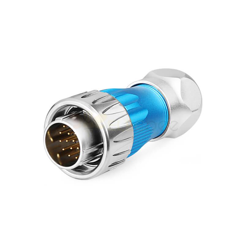 DH24 19 Pin 150V 5A Female Male Formal Mount Metal Shell Aviation Connector Power Cable Electrical Plug Socket Waterproof For Led Charge Port