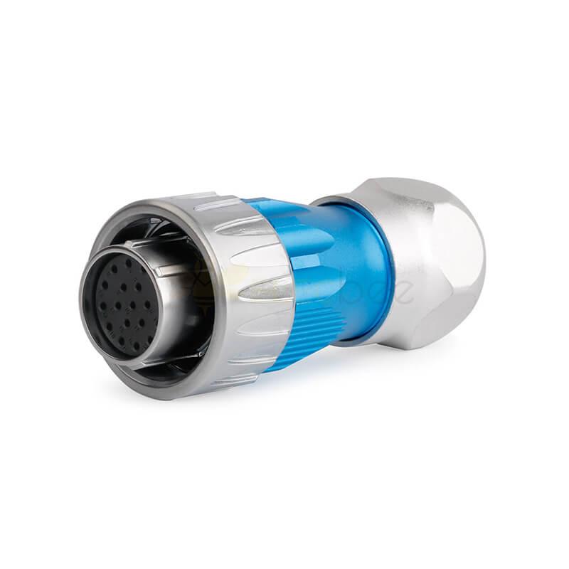 DH24 19 Pin 150V 5A Female Plug Male Socket Metal Shell Aviation Connector Power Cable Electrical Plug Socket Waterproof For Led Charge Port