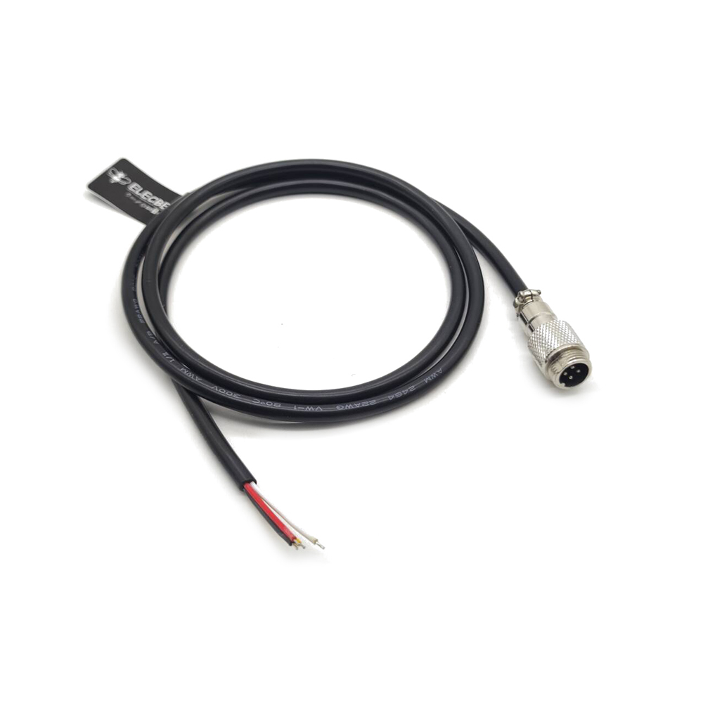 10шт 4 Pin Электрический кабель 1M с GX12 4 контактный мужской plug разъем