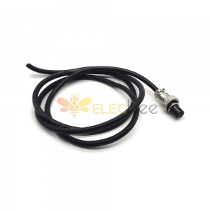 10pcs 5P 12mm Air GX12 Female Plug Cable Single Ended Aviation Socket PlugCable 1M