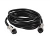 10pcs GX12 3 pin Double Female Head Aviation Cordset with Wire Butt Joint Extension Cable Plug 1M