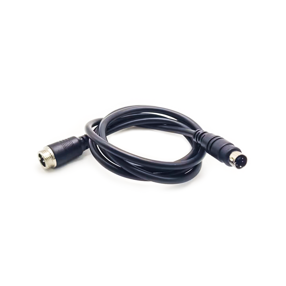 30PCS авиационный электрический кабель GX12 к Mini Din Male Adapter 4 Pin Male to Male Cable Corset 1M