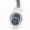 5 Pin Aviation Connector 12mm GX12 Cavo a spina femminile singolo cavo a presa ended 1M