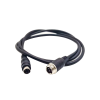 GX12 to Mini Din Male Adapter 4 Pin Male to Male Cable Cordset 1M 50pcs