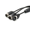 GX16 2-контактный прямой кабель «мама-папа» Y типа от 1 до 2 20 см