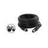 Aviation Coaxial Cable 1M GX12 4Pin Extension for Car Monitor System