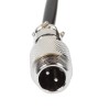 Conector plug de aviação GX12-2 Pin Male Cable Único Soquete de cabeça com fio 1M
