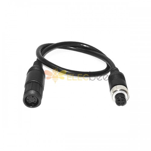 Cable Type Aviation Waterproof 6Pin to 4Pin Female with Cable 1M