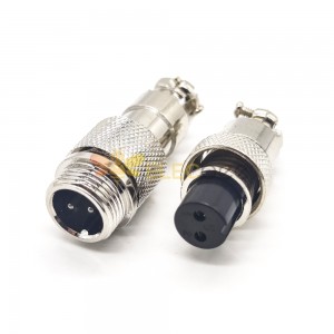 Conector GX12 2pin Male Female Waterproof Docking Cable Connector 5 sets