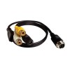Conector GX12 4 Pin Male Air Plug Cable to RCA DC Female Cable 30CM