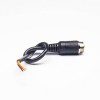 GX12-4 4Pin Male 12mm Screw Mounting Cable Connector Aviation Plug With Cable Length 30CM