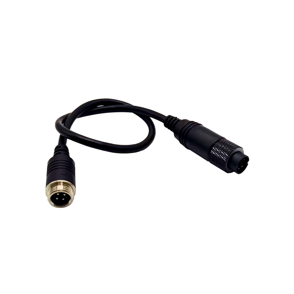 GX12 6 Pin Waterproof Aviation 4 Pin Connector Male to Male Air Plug Cable Cordset 30CM