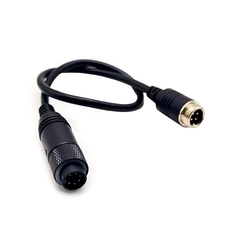 Impermeabile 6 Pin a Aviation 4 Pin Connector Maschio a Male Air Plug Cable Cordset 30CM